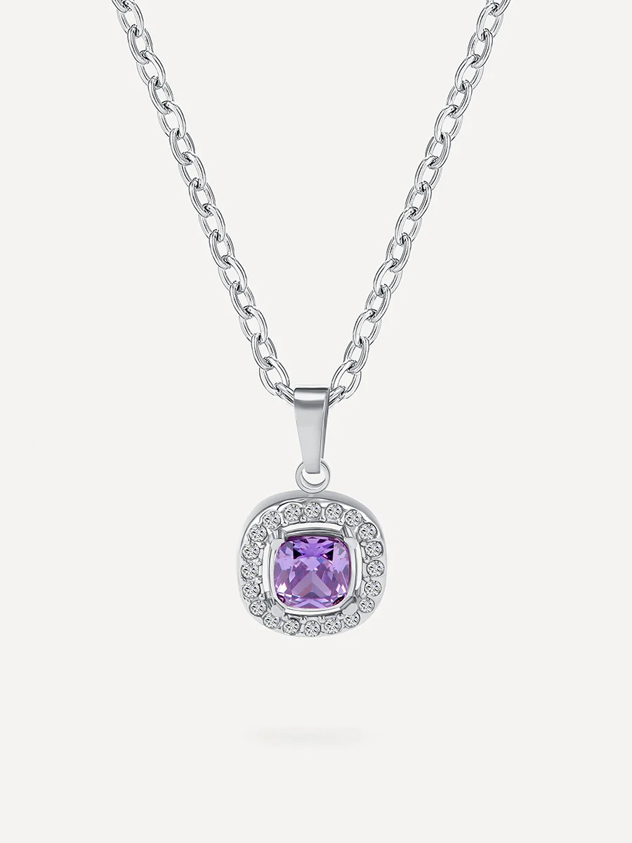Eternal Purple Square Kette - Image 6