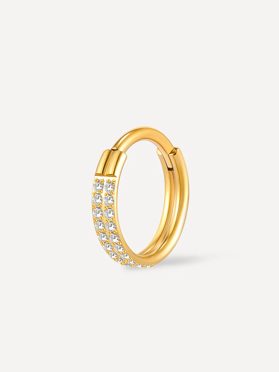 Eternity Glowing Double Hoop Titan Piercing - Image 7