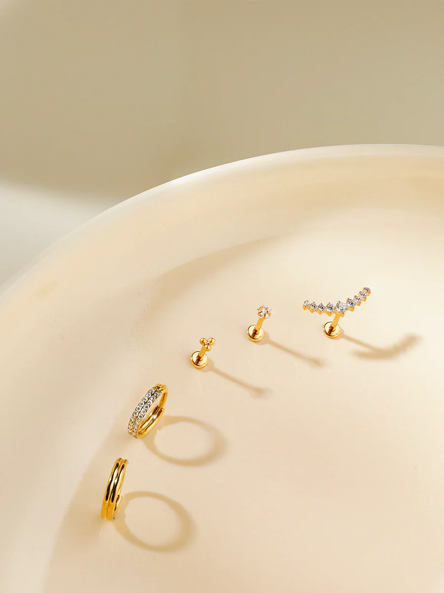 Eternity Plain Double Hoop Titan Piercing - Image 4