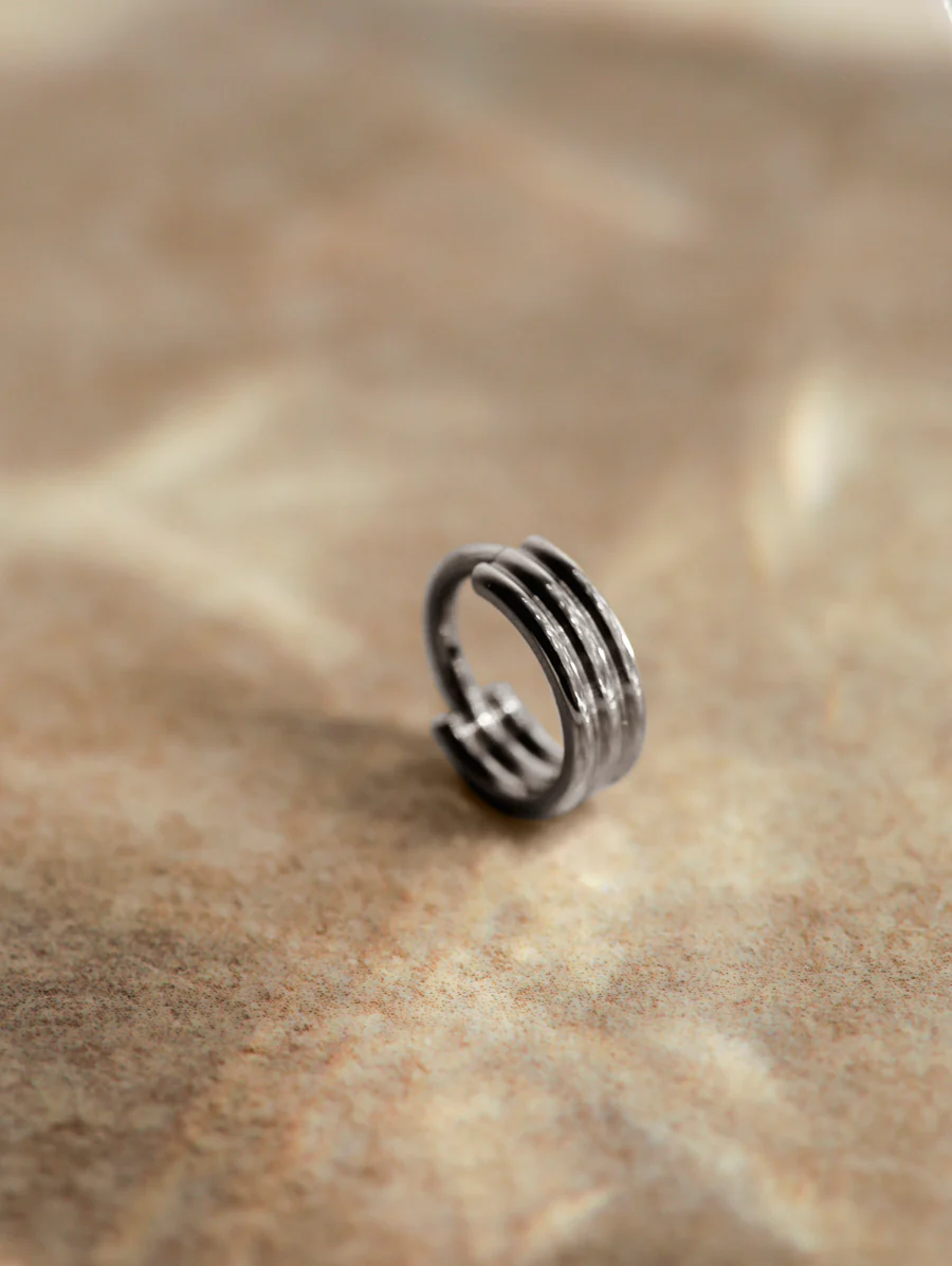 Eternity Plain Triple Hoop Titan Piercing - Image 7