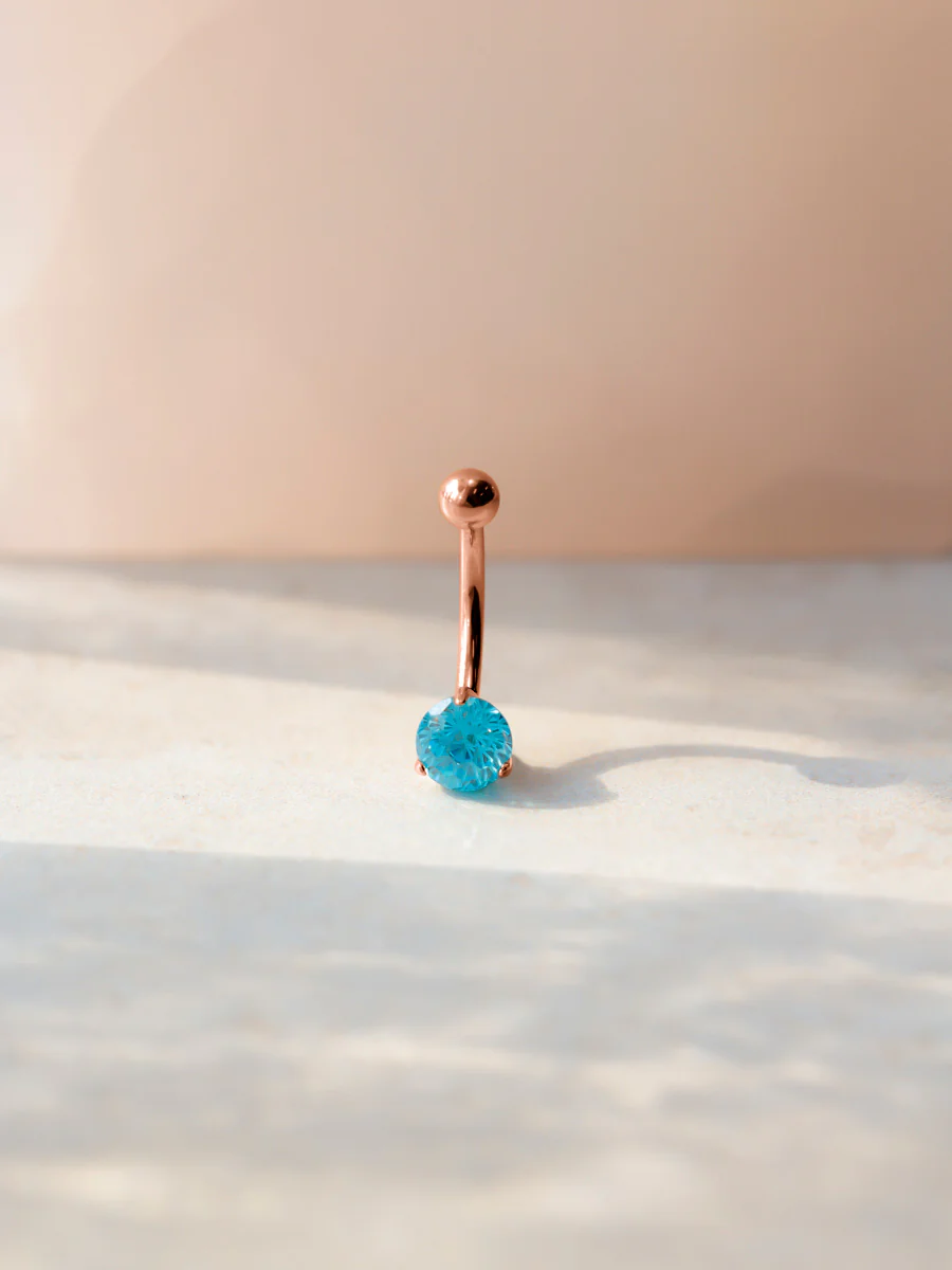 Ethereal Spark Blue Titan Bauchnabelpiercing - Image 6