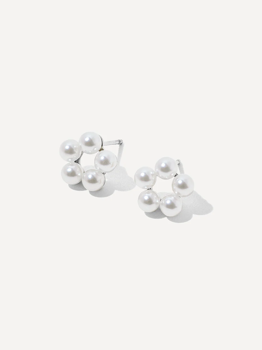 Floral Pearl Ohrringe - Image 8