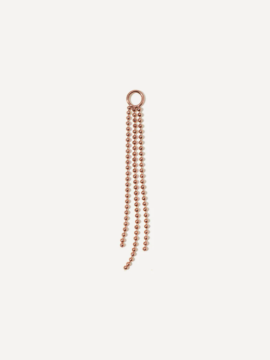 45x4mm Flowing Bead Ohrring-Charm - Image 3