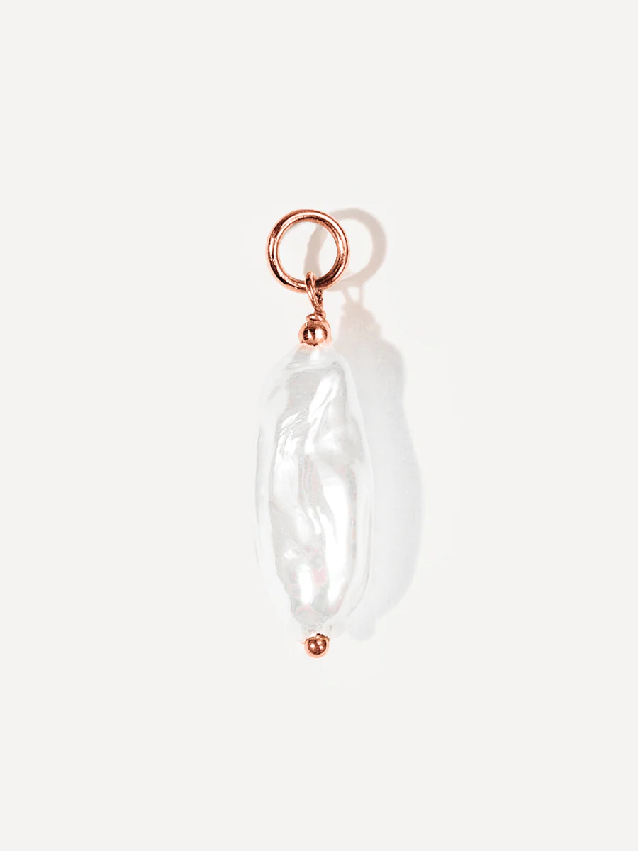 17x6,4mm Flowing Pearl Ohrring-Charm - Image 6