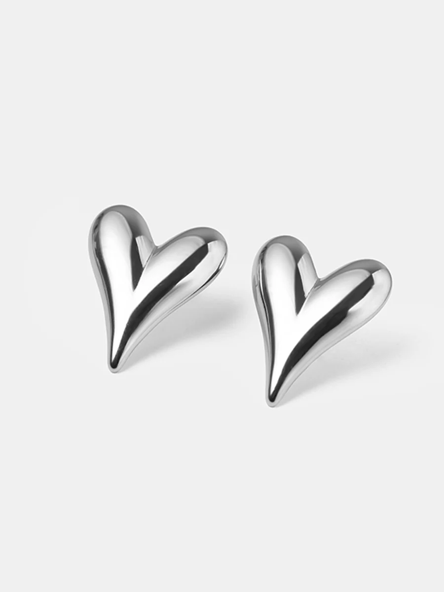 Fluffy Heart Ohrringe - Image 7