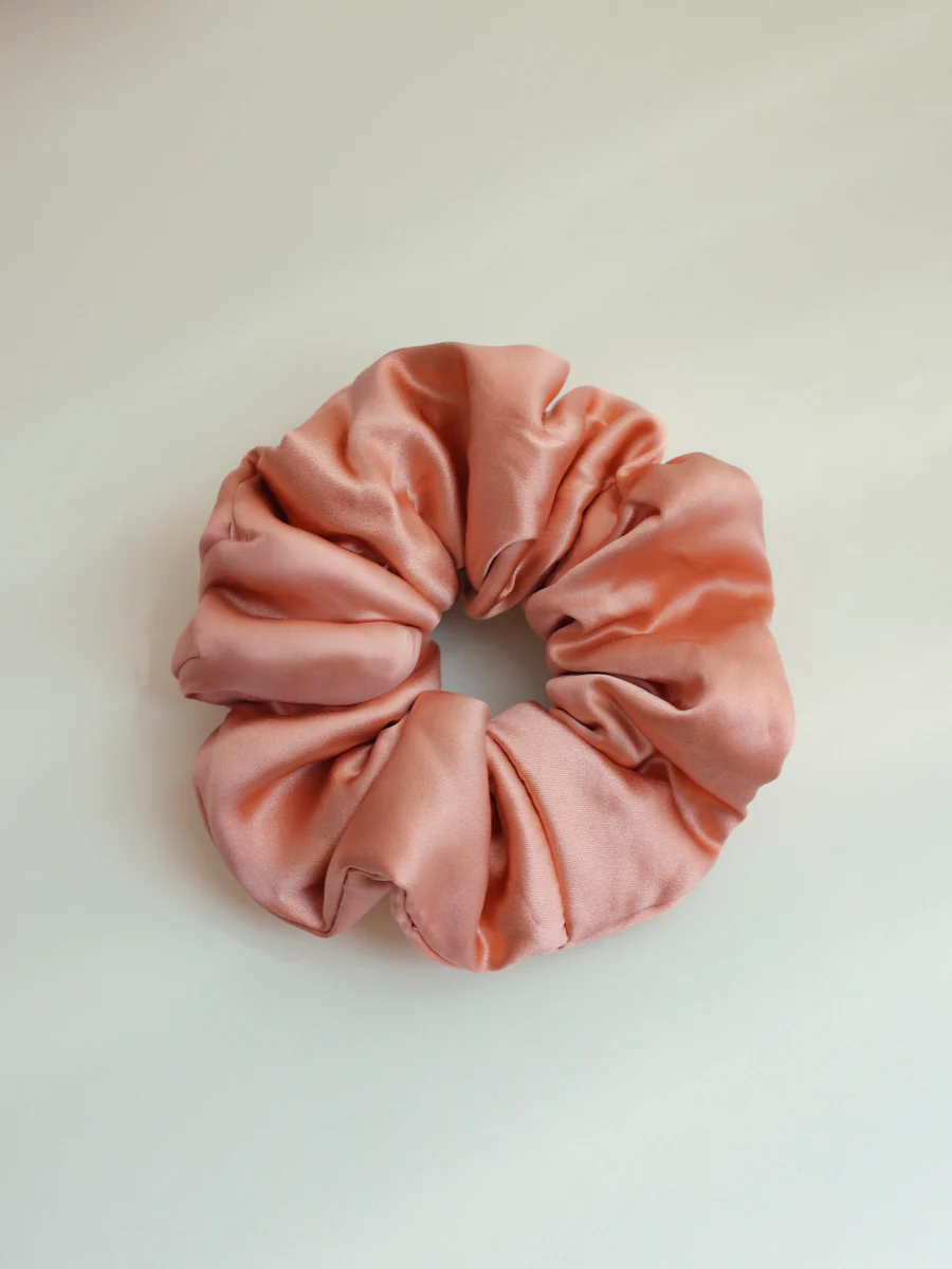 Fluffy Touch Pure Silk Scrunchie - Image 26