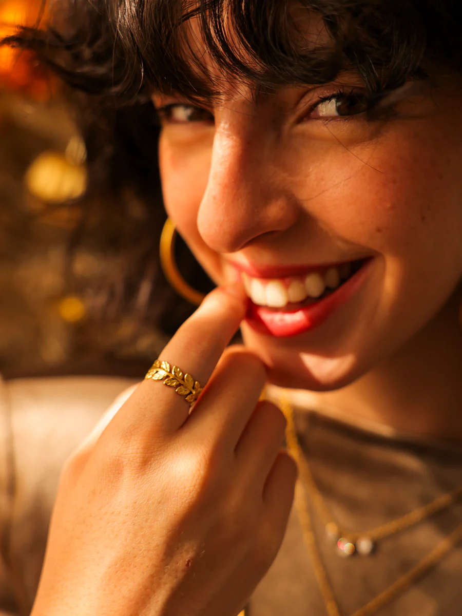 Fresh Leaf Ring - Image 5