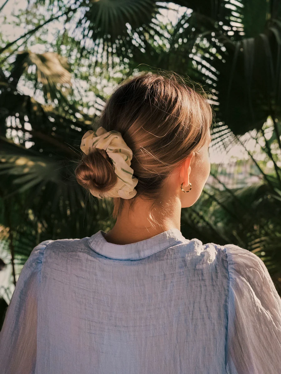 Fresh Wave Blue Scrunchie - Image 3