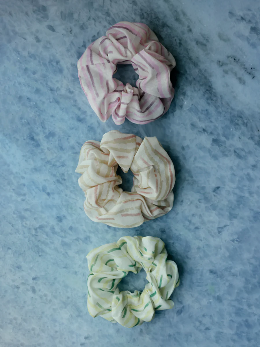 Fresh Wave Yellow Scrunchie - Image 4