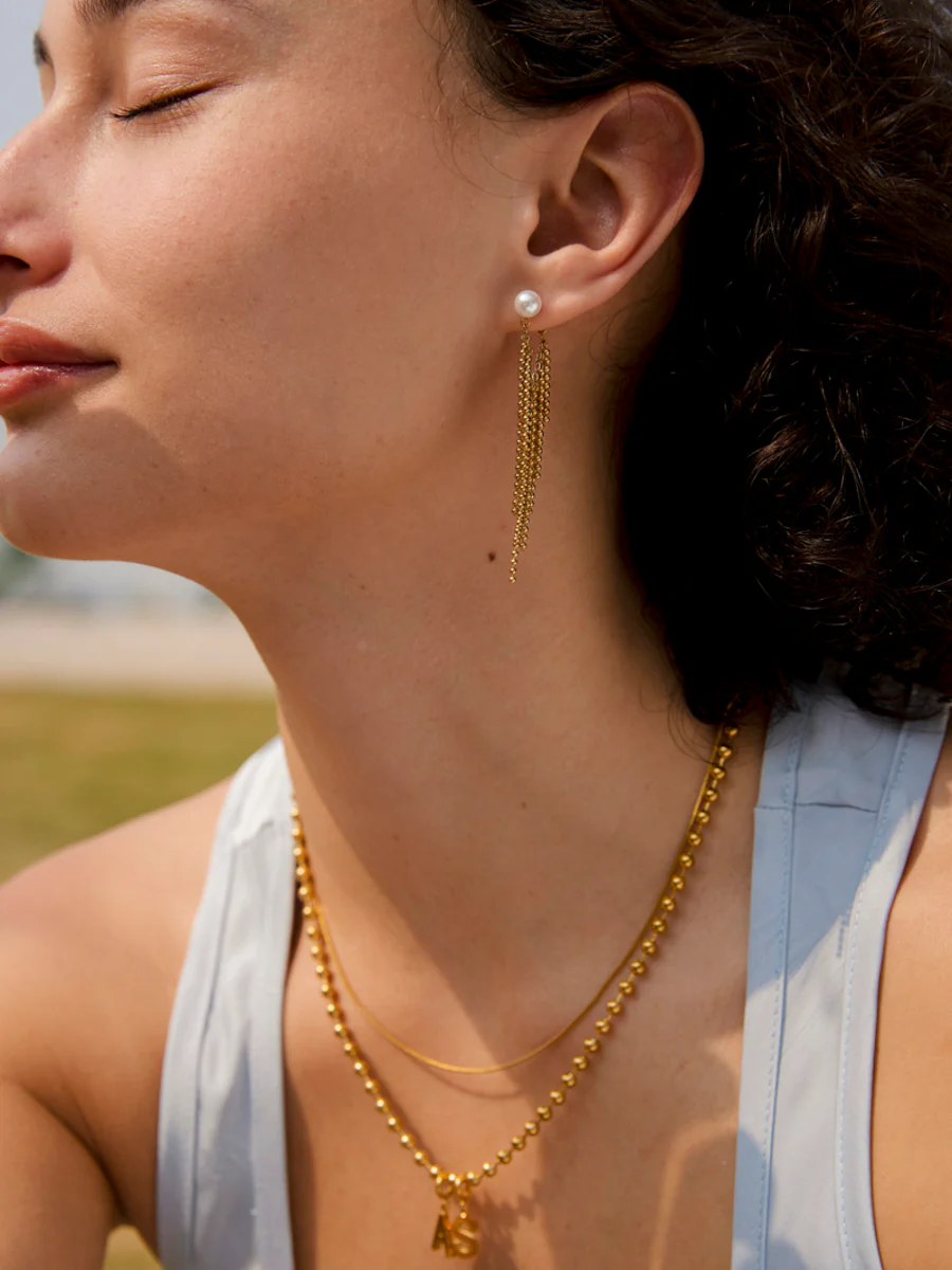 Fringe Pearl Ohrringe - Image 3