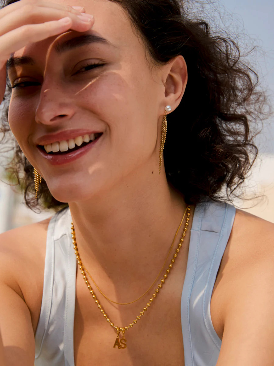 Fringe Pearl Ohrringe - Image 5