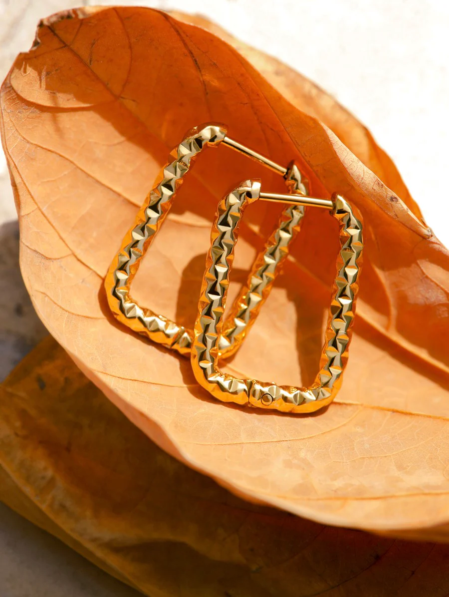 Geometric Hoop Ohrringe - Image 6