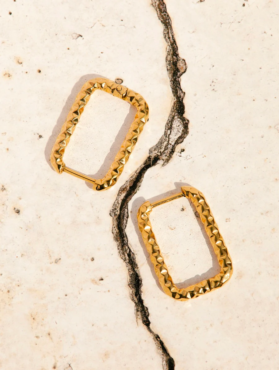 Geometric Hoop Ohrringe - Image 8