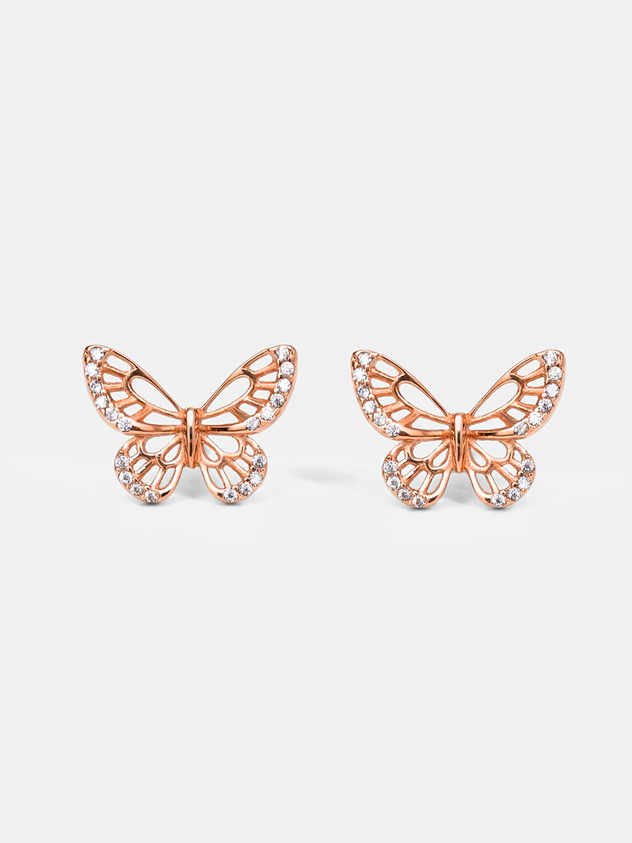 Glittering Butterfly Ohrringe - Image 5