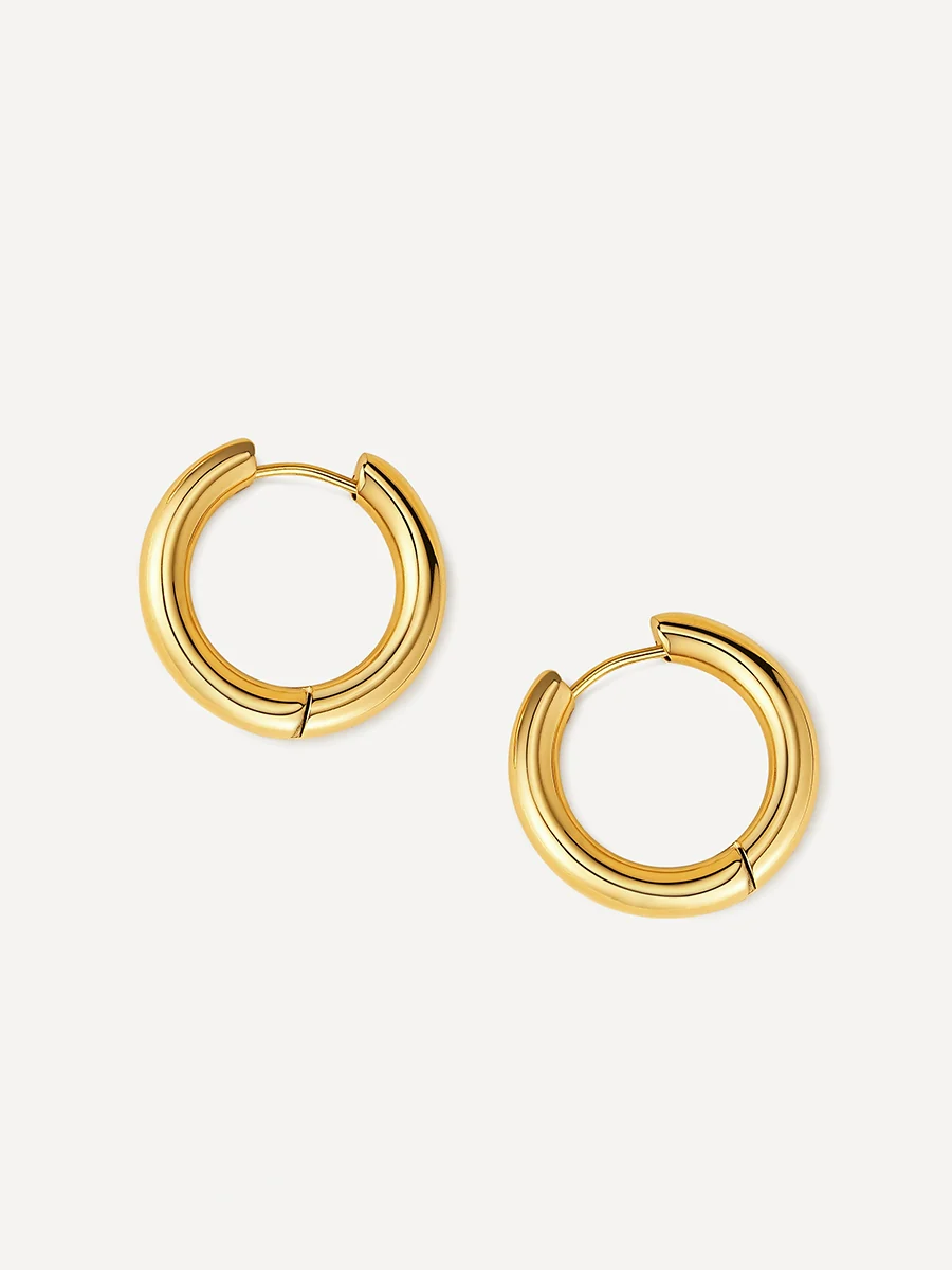 24mm GLOSSY HOOPS Medium Ohrringe - Image 13
