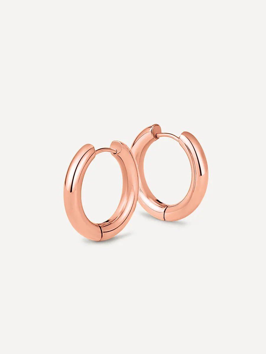 24mm GLOSSY HOOPS Medium Ohrringe - Image 14