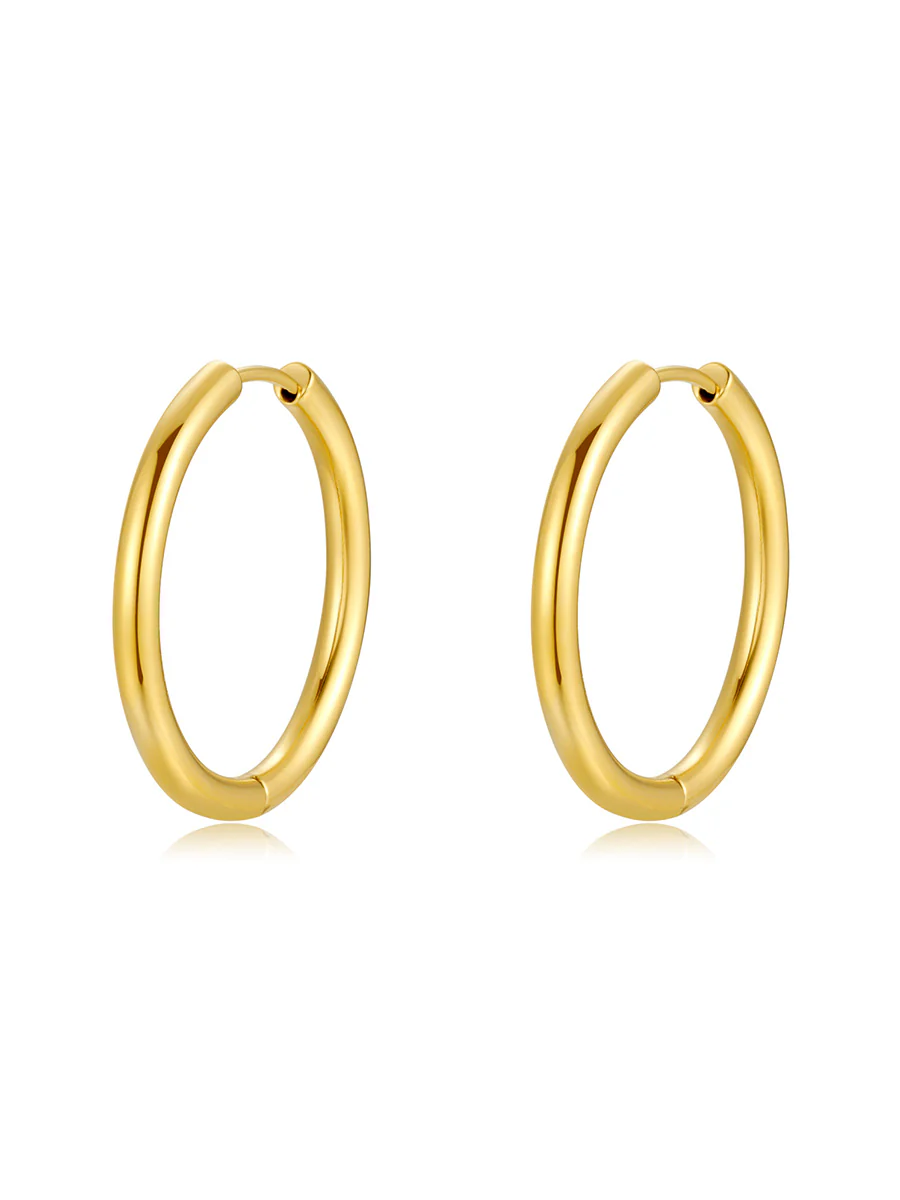 30mm GLOSSY HOOPS OHRRINGE - Image 4