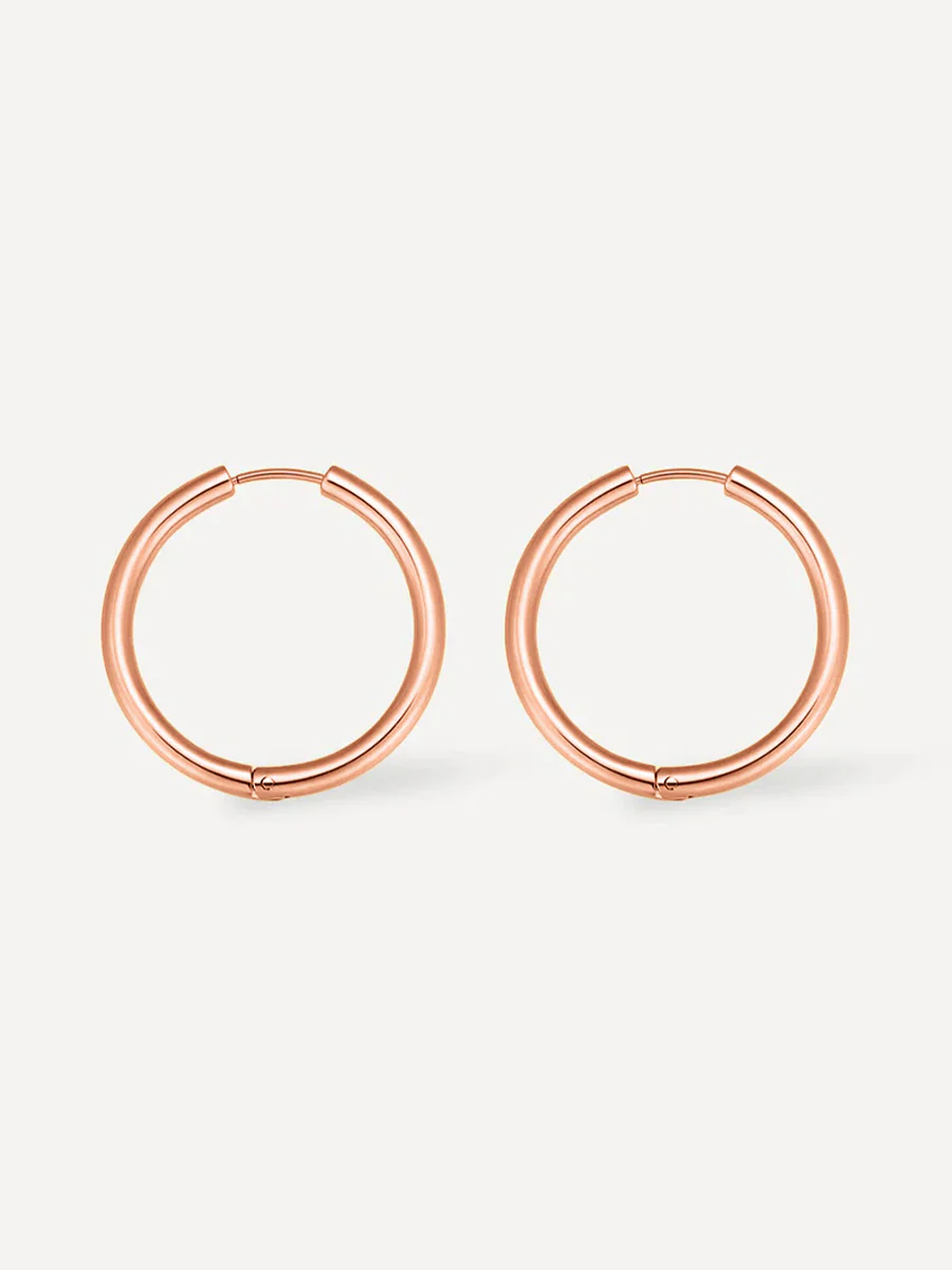 30mm GLOSSY HOOPS OHRRINGE - Image 6