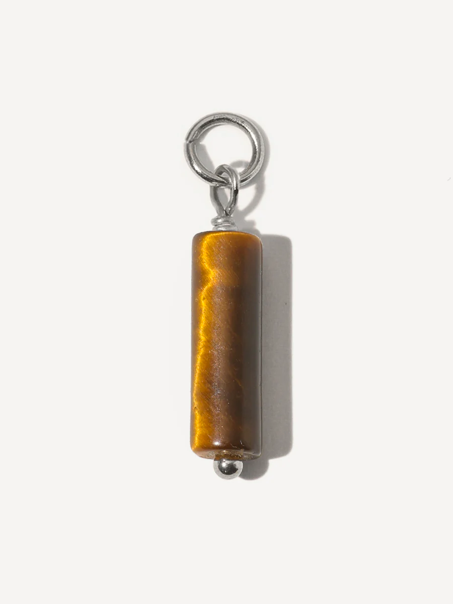 19x4,4mm Graceful Column Brown Ohrring-Charm - Image 2