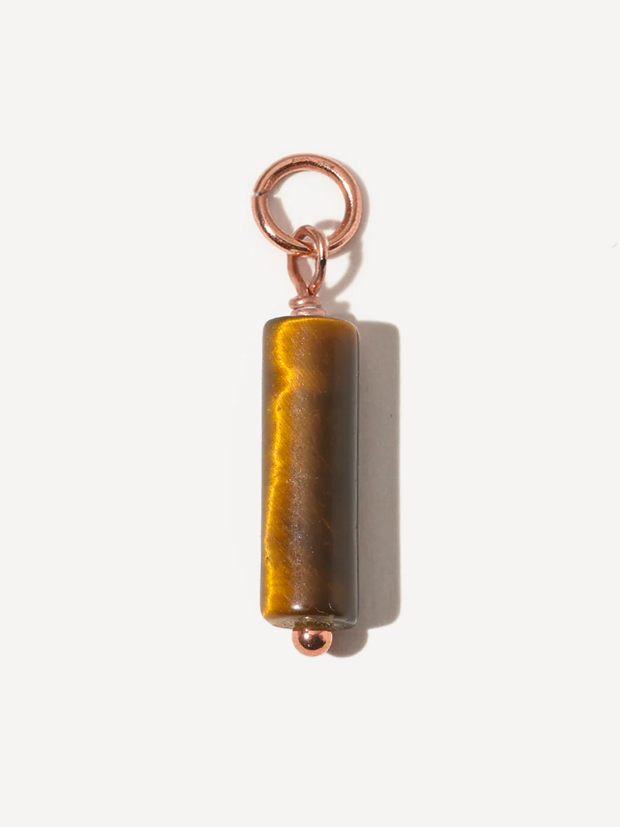 19x4,4mm Graceful Column Brown Ohrring-Charm - Image 3