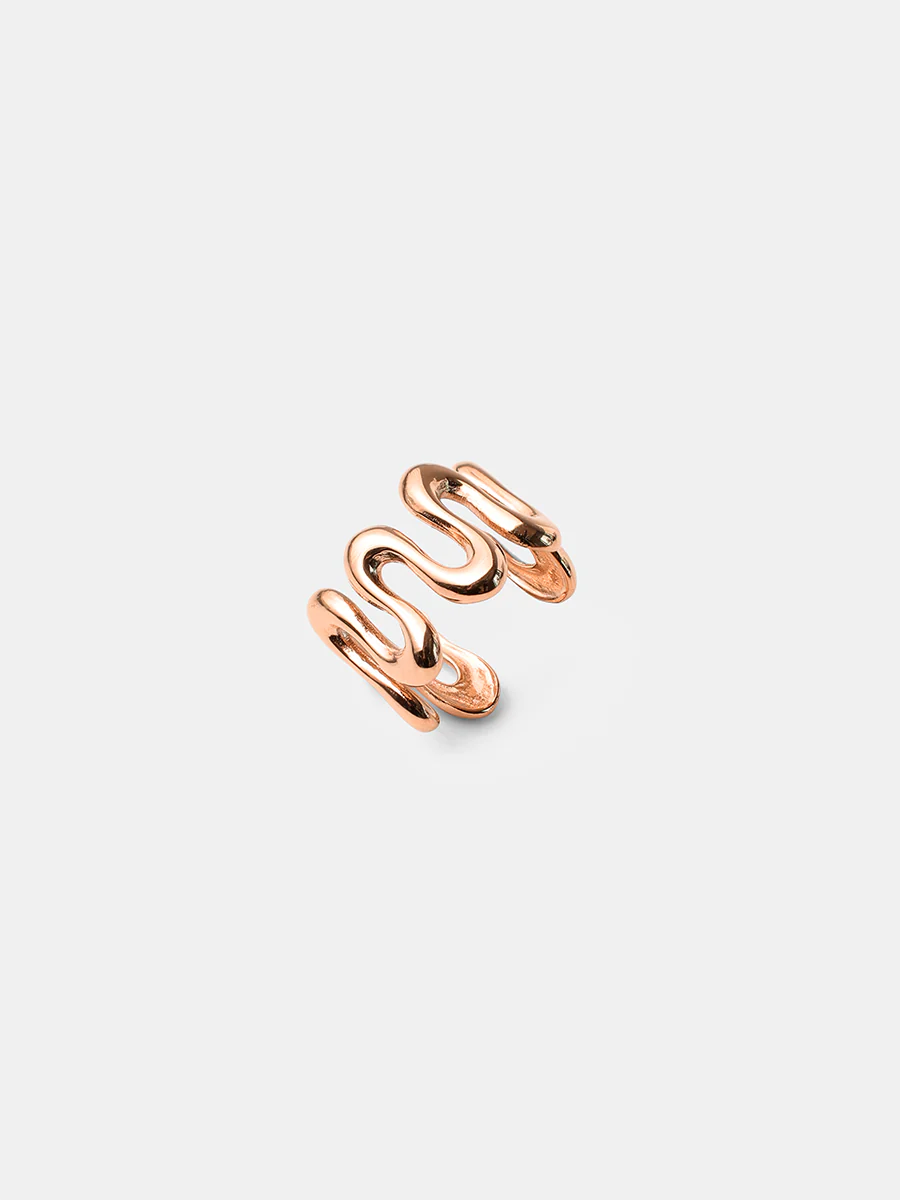 Graceful Wave Earcuff - Image 7