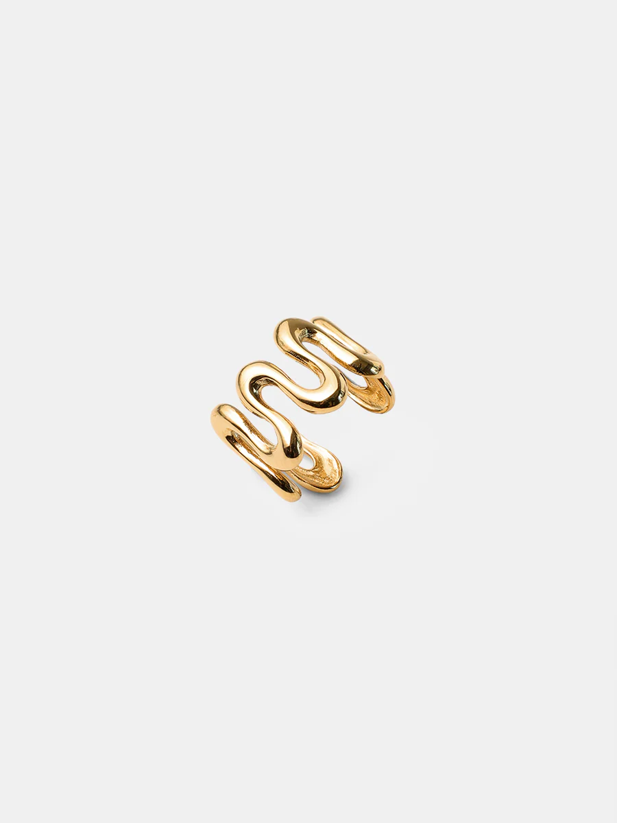 Graceful Wave Earcuff - Image 8