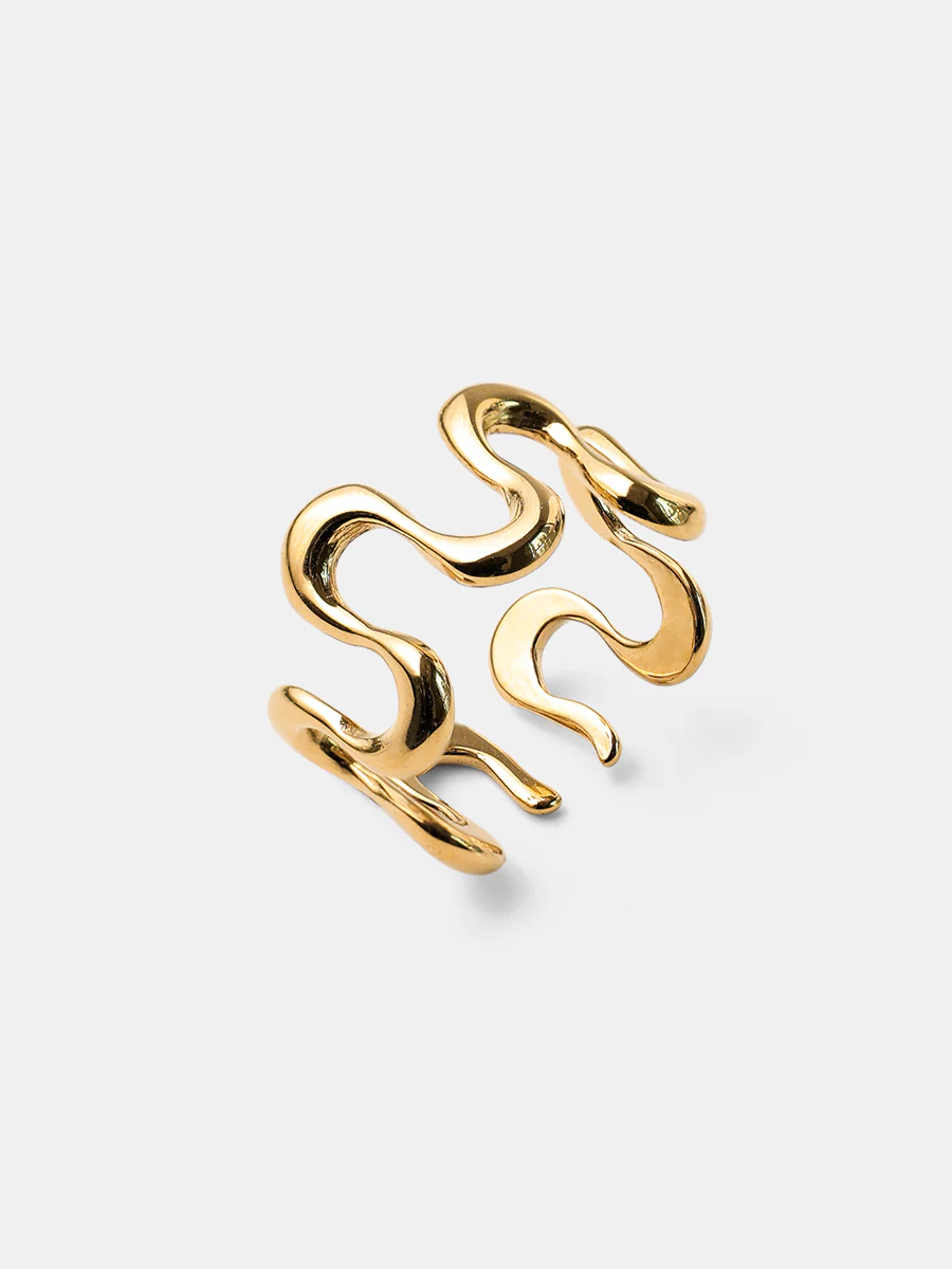 Graceful Wave Ring - Image 11