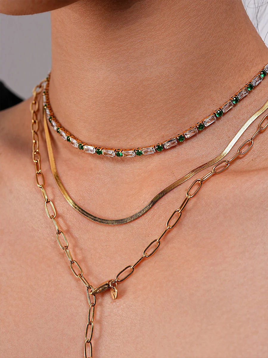 Green Circle Kette - Image 3