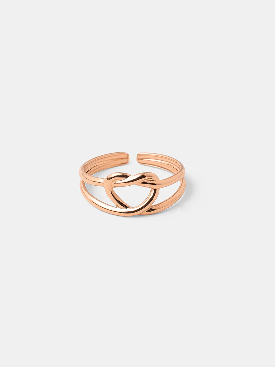 Intertwined Heart Ring - Image 7