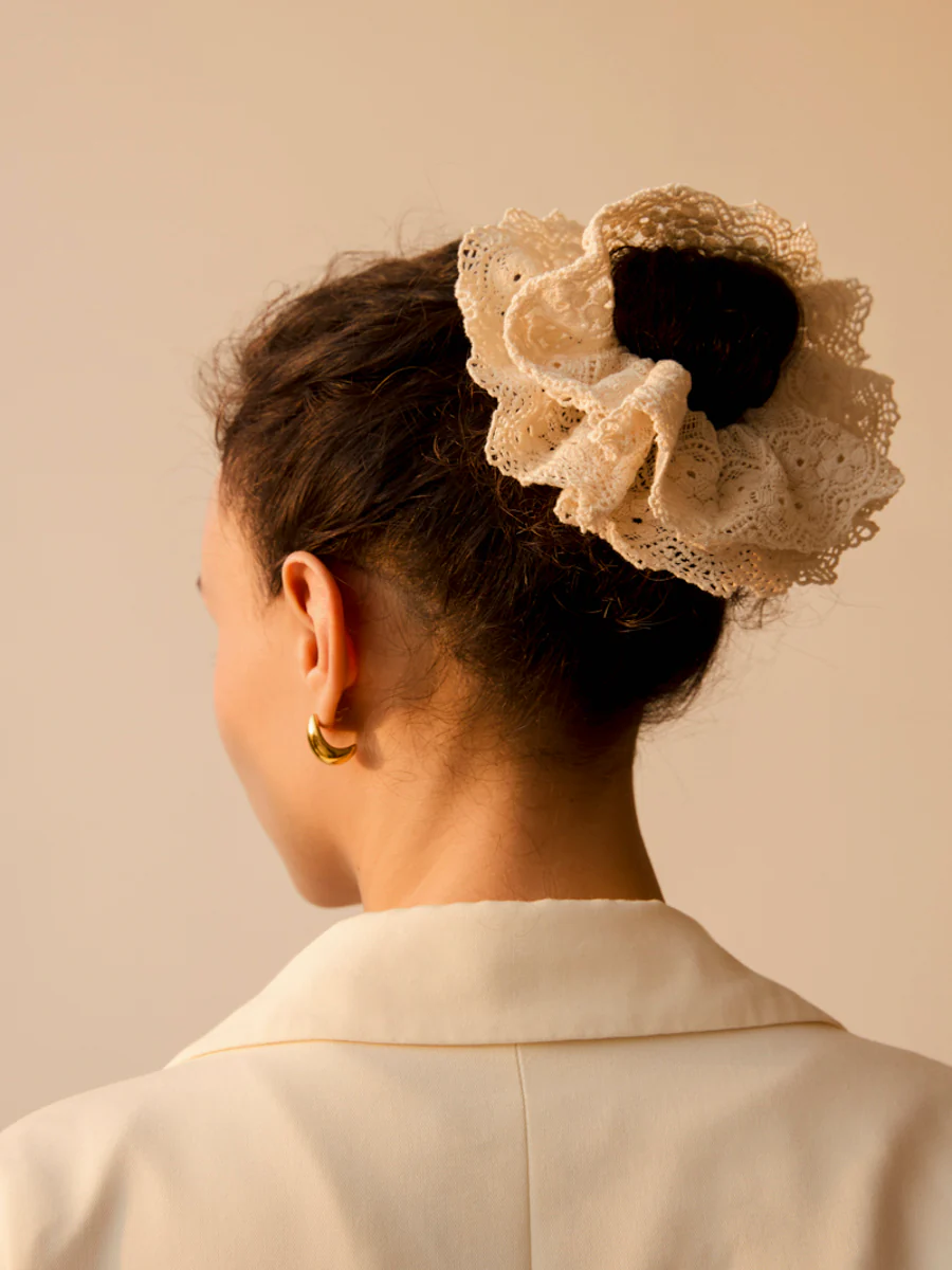 Lace Bloom Scrunchie - Image 2