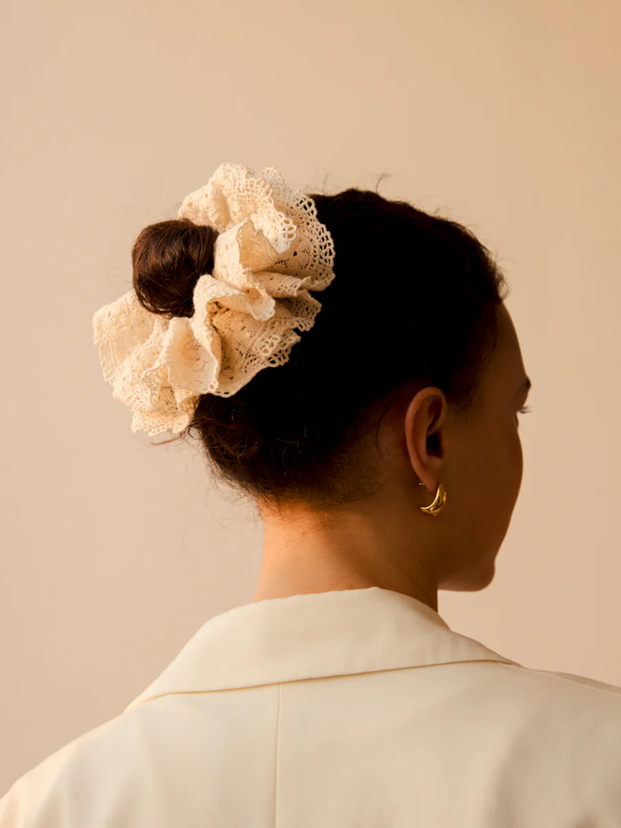 Lace Bloom Scrunchie - Image 5