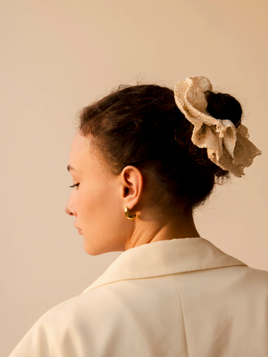 Lace Bloom Scrunchie - Image 6