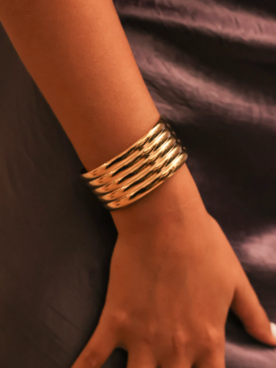 Layered Line Armcuff - Image 3