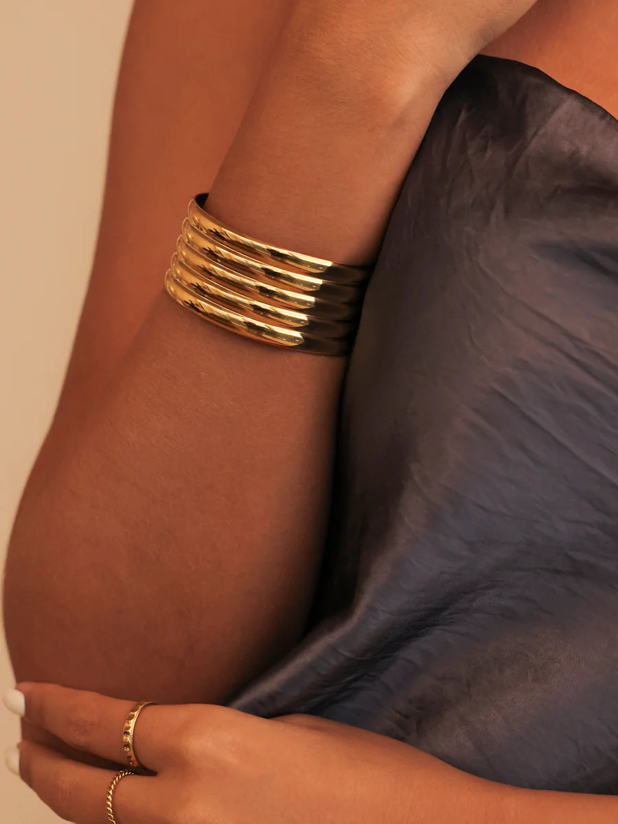 Layered Line Armcuff - Image 5