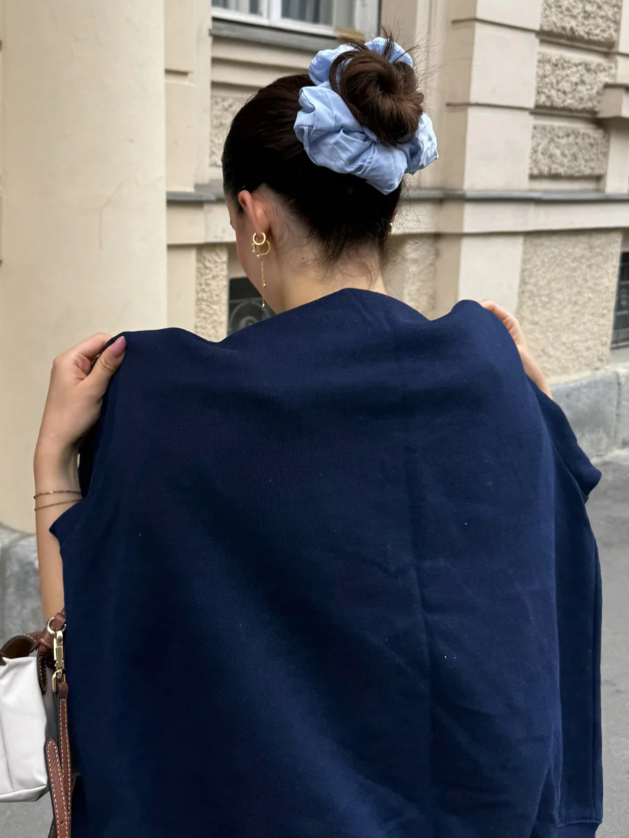 Light Flow Blue Scrunchie - Image 7