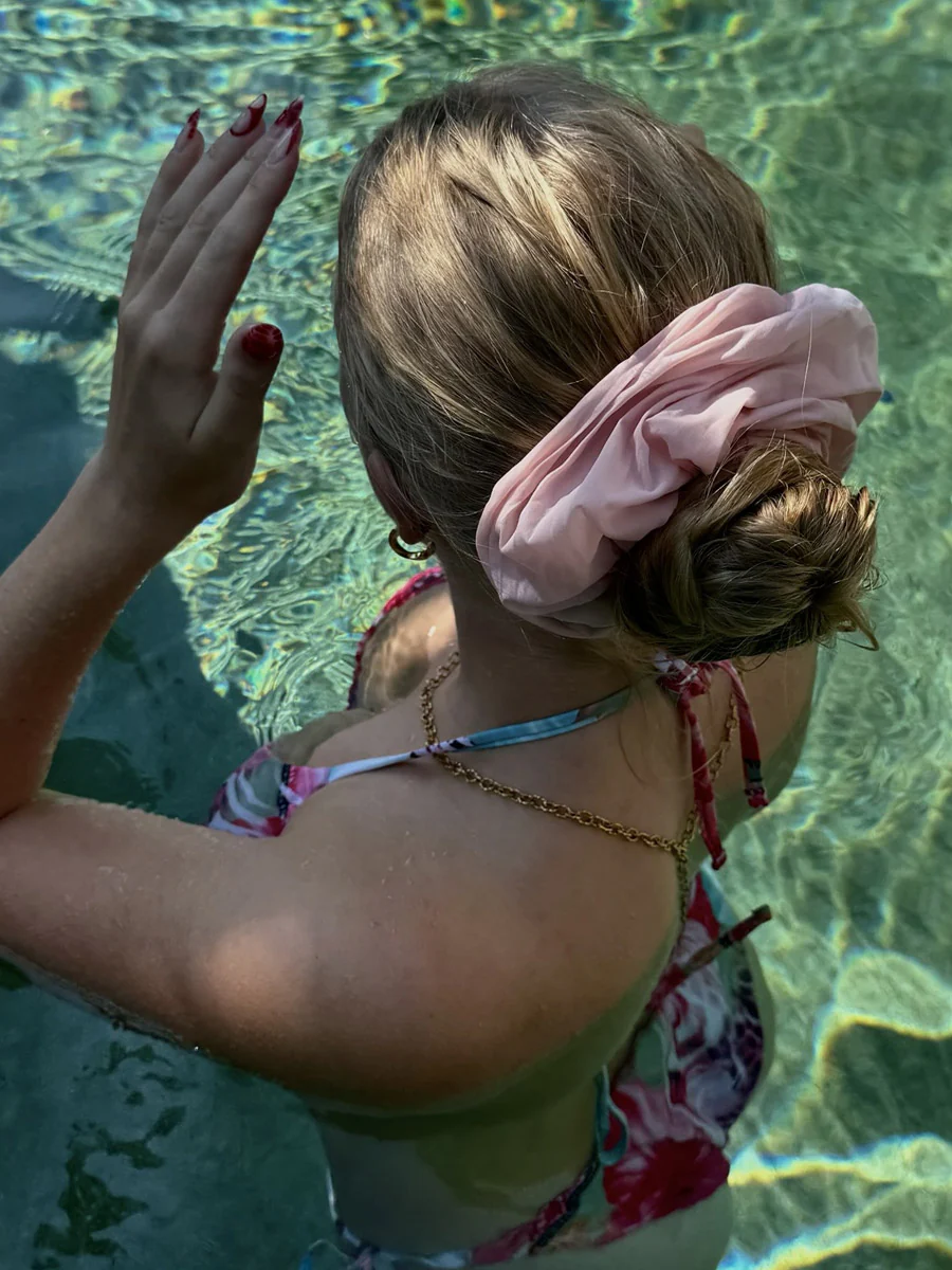 Light Flow Pink Scrunchie - Image 6