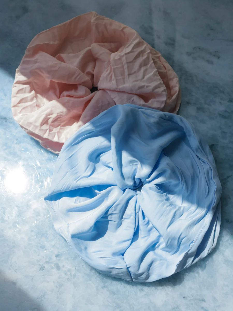 Light Flow Blue Scrunchie - Image 4