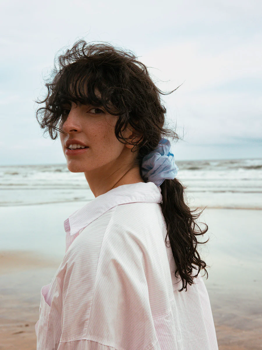 Light Flow Blue Scrunchie - Image 3