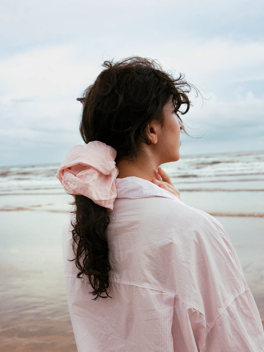 Light Flow Pink Scrunchie - Image 2