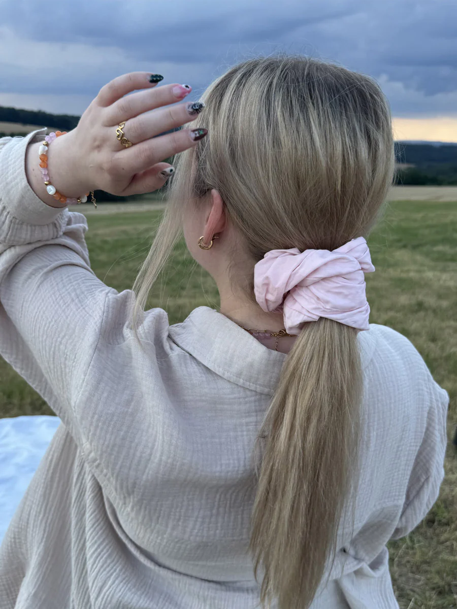 Light Flow Pink Scrunchie - Image 5