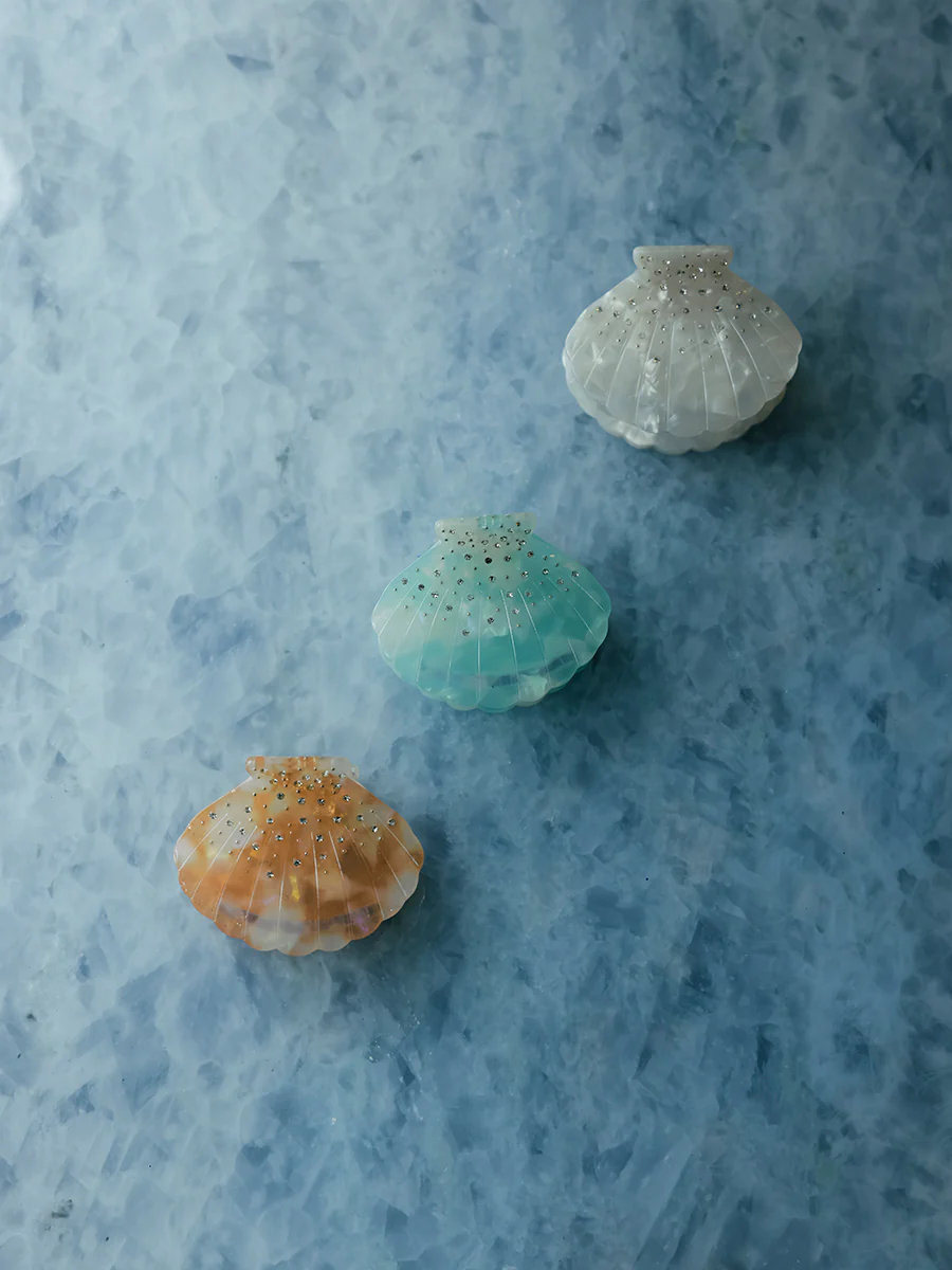 Lustrous Shell Blue Haarklammer - Image 4