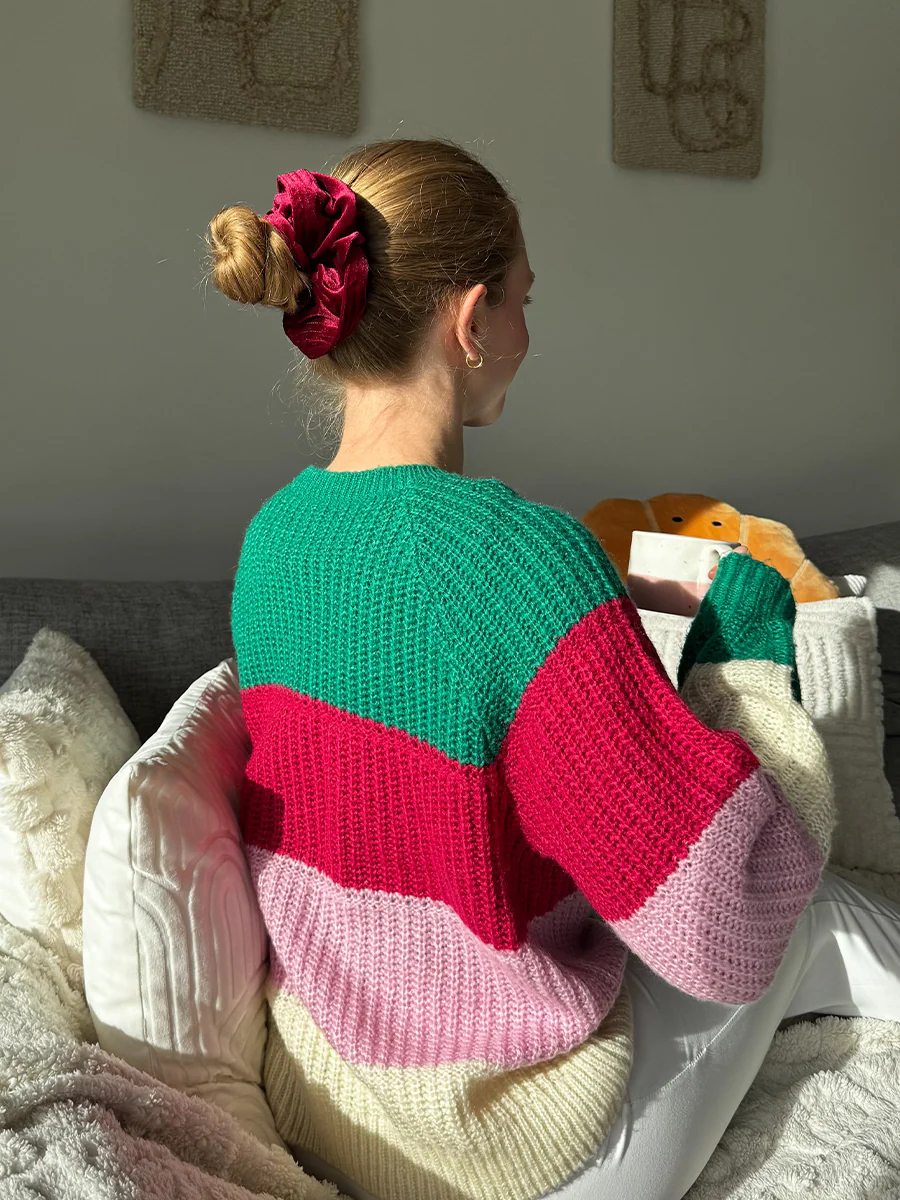 Luxe Velvet Red Scrunchie - Image 5