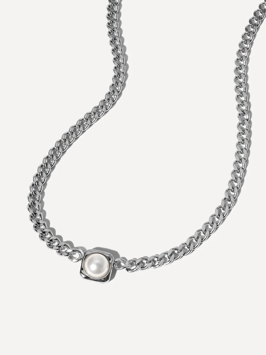 Modern Edge Pearl Kette - Image 18