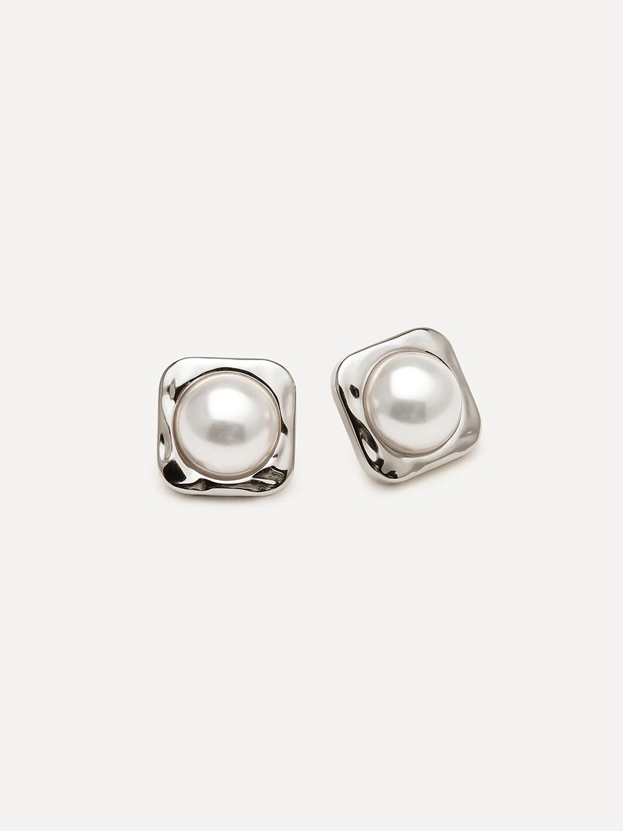 Modern Edge Pearl Ohrringe - Image 9