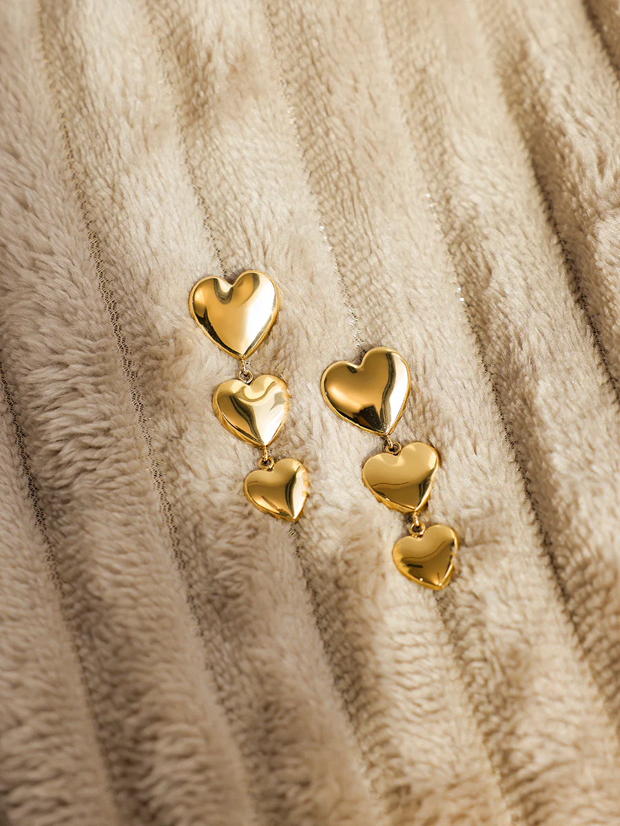 Modern Heart Ohrringe - Image 4