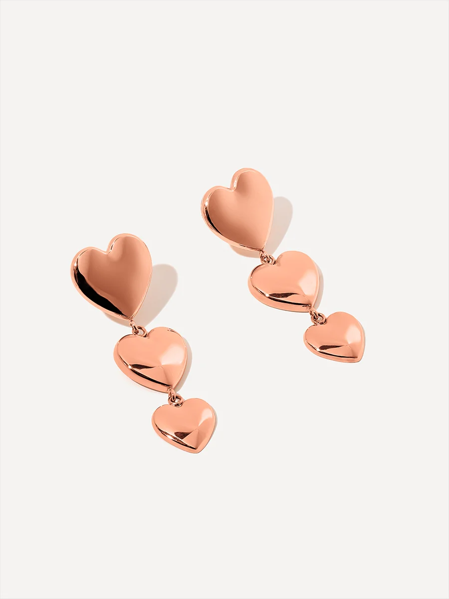 Modern Heart Ohrringe - Image 9