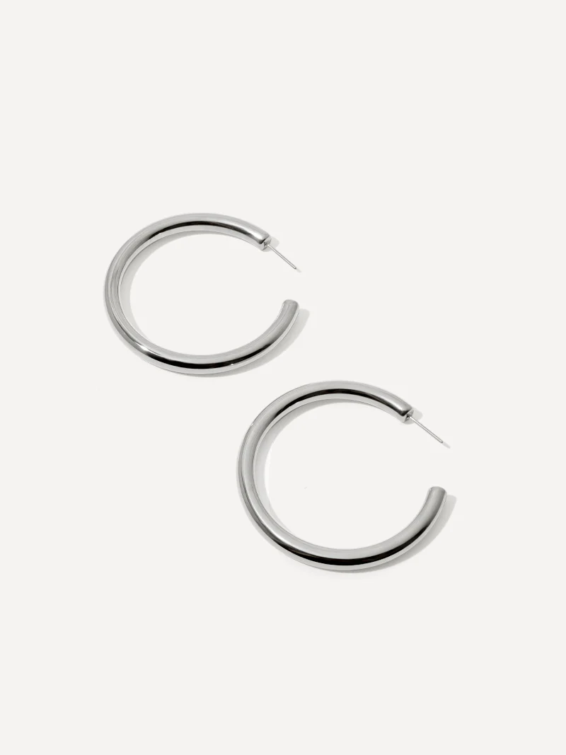Modern Hoop Large Ohrringe - Image 9