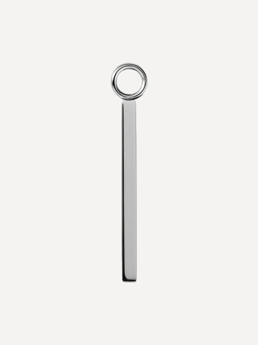 22x2mm Modern Line Ohrring-Charm - Image 2