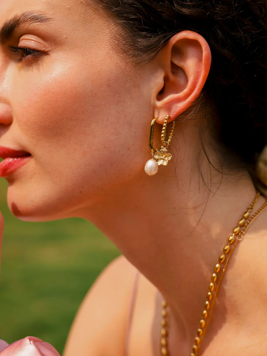 Modern Pearl Ohrring-Charm - Image 2
