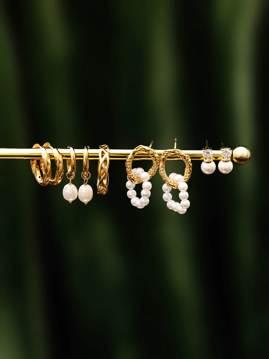 Modern Pearl Small Ohrringe - Image 4